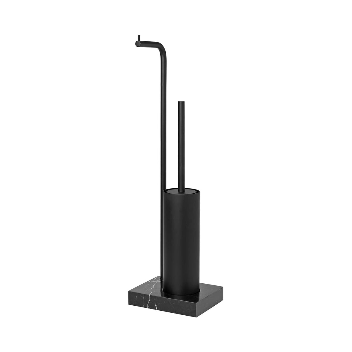 Blomus Modo Freestanding Toilet Paper Holder with Toilet Brush and Holder - Stainless Steel