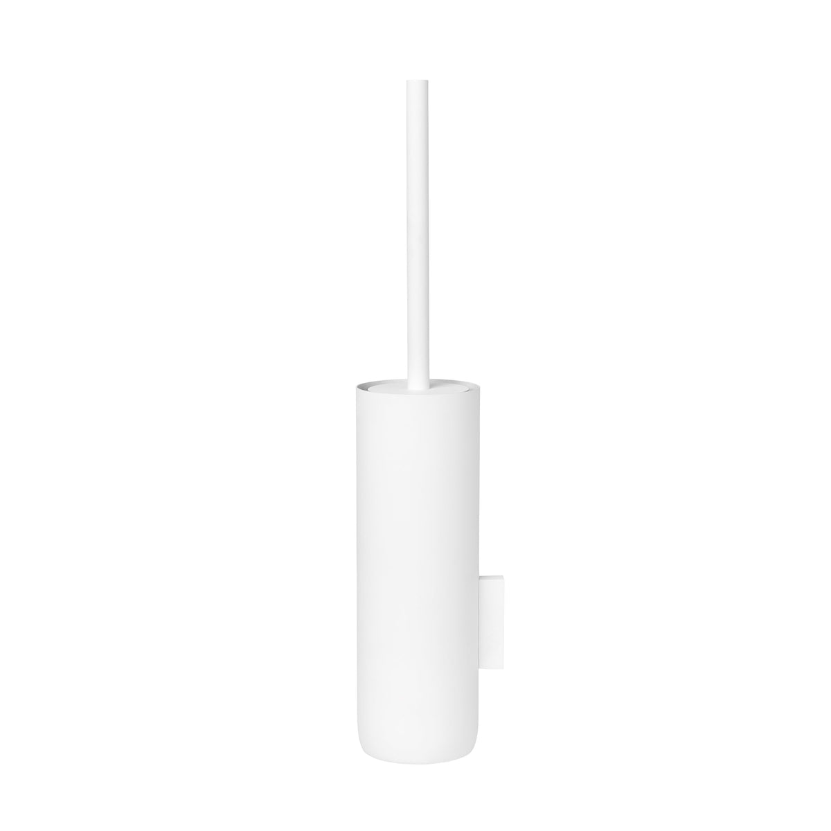 Blomus Modo Wall Mounted Toilet Brush with Ti-Coated Stainless Steel Decorative Holder - Industrial Modern Décor