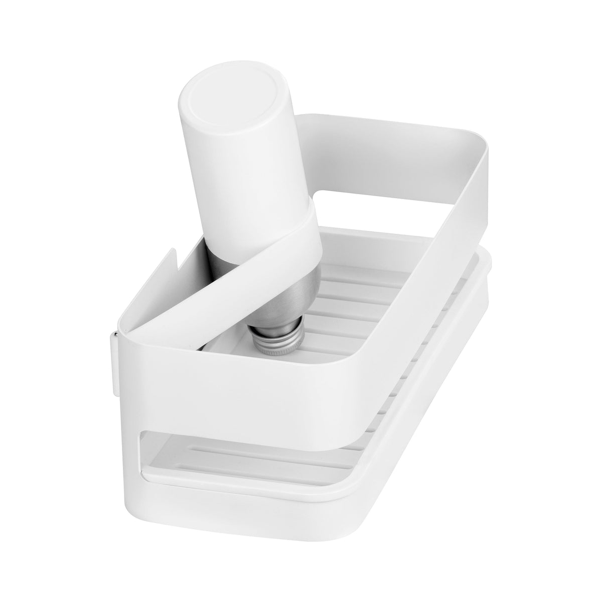 Blomus Nexio Shower Shelf Shampoo and Bottle Holder - Small - Brushed Stainless