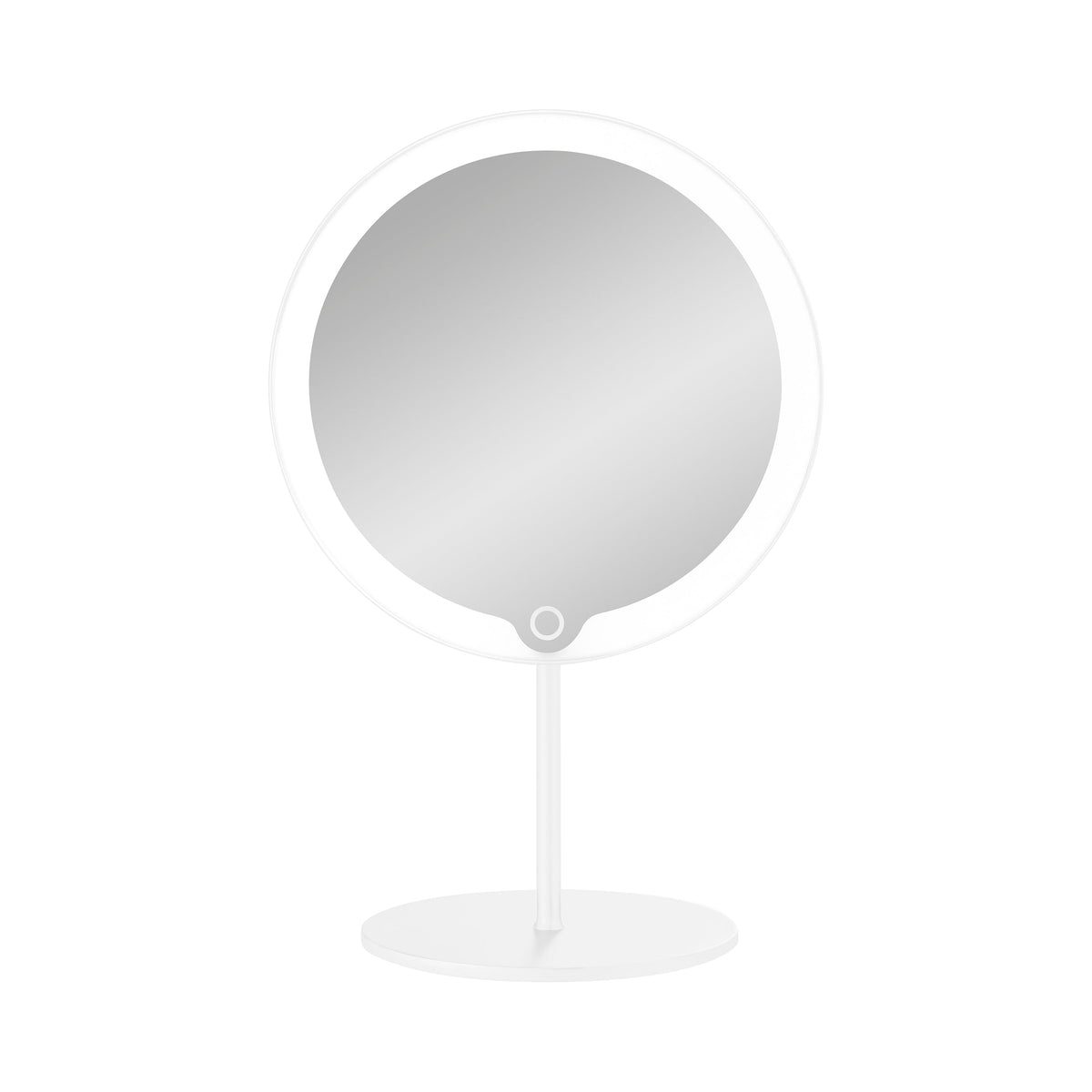 Blomus Modo LED Magnifying Vanity Makeup Mirror - Rechargeable - Ti-Coated Stainless Steel