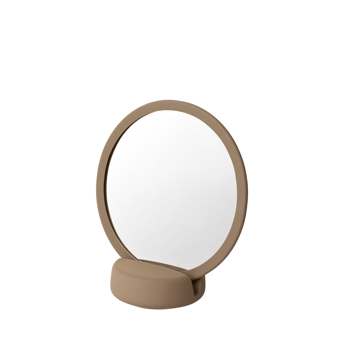 Blomus Sono Vanity Countertop Magnification Mirror - Ceramic Soft Touch