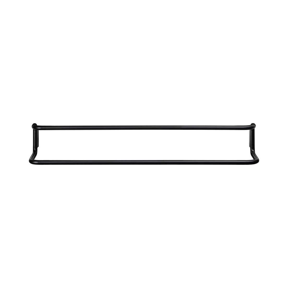 Blomus Modo Wall Mounted Towel Rail - Ti-Coated Stainless Steel - Holds 2 Towels - Industrial Modern Décor