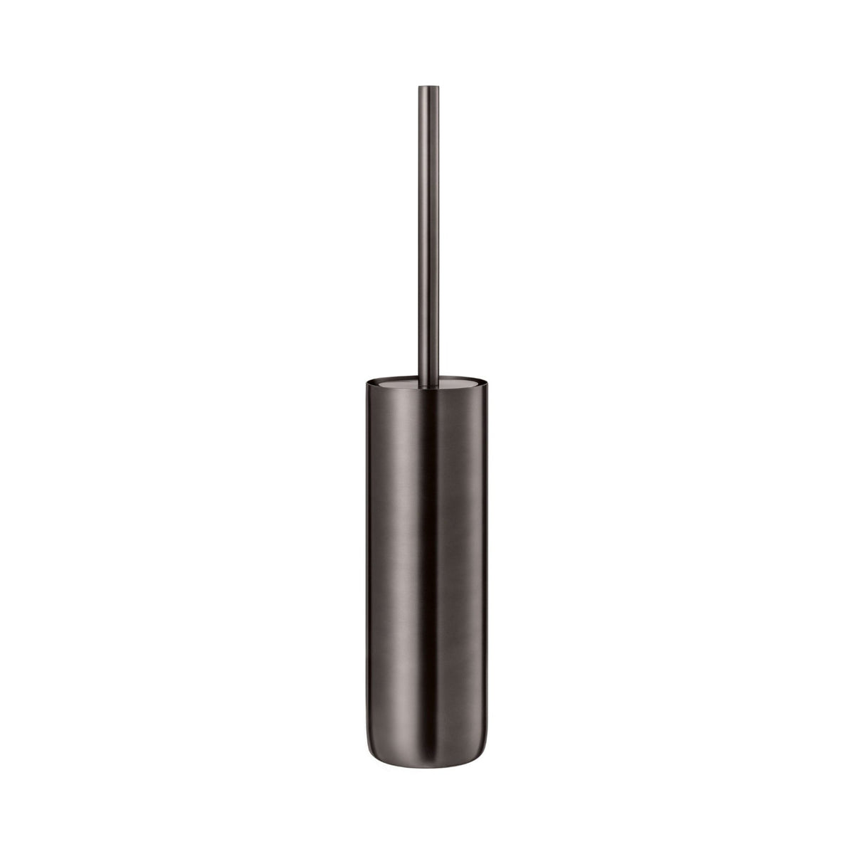 Blomus Modo Toilet Brush with Metallic Stainless Steel Decorative Holder - Industrial Modern Décor