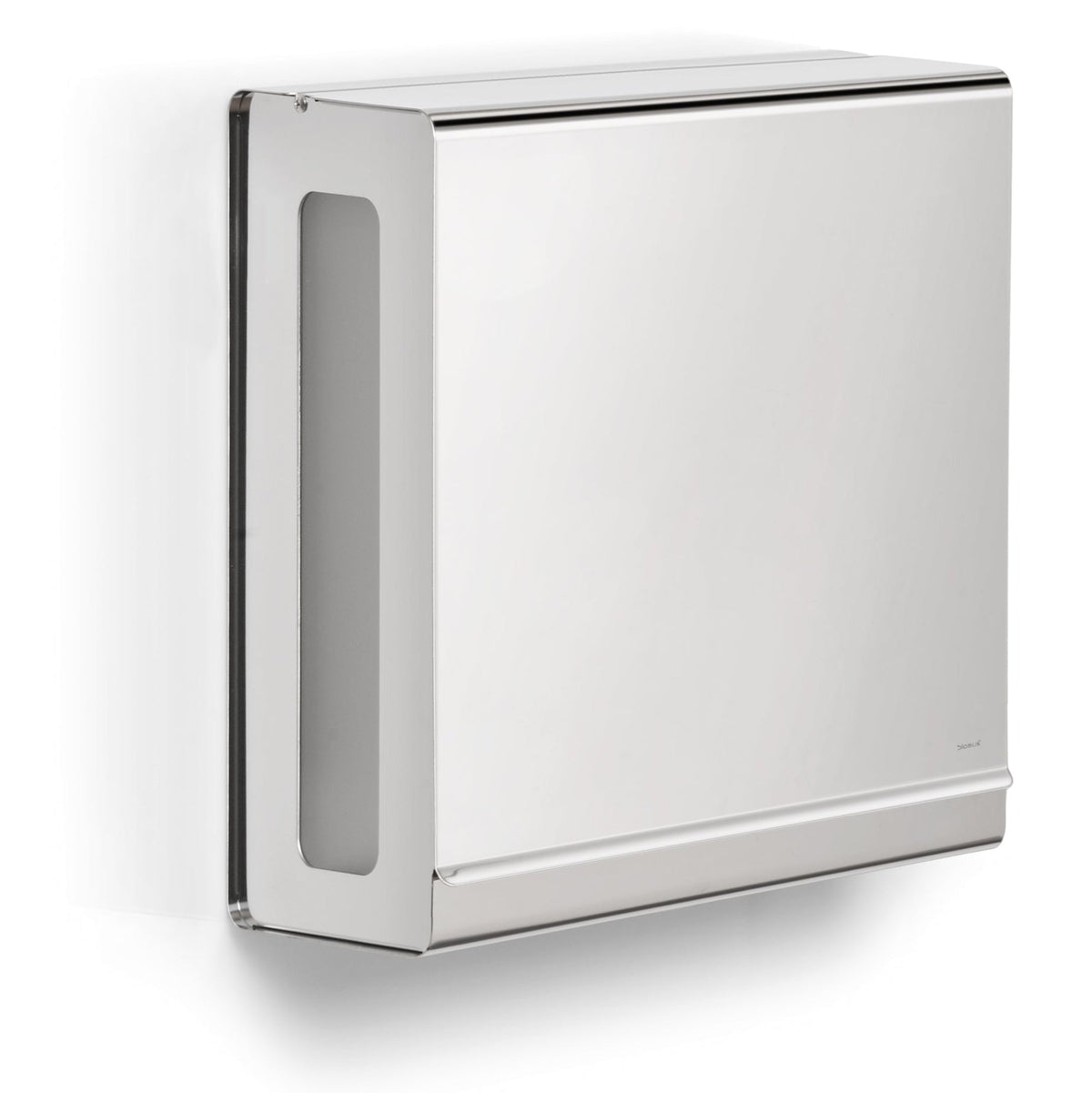 Blomus Nexio Stainless Steel Wall Mounted Commercial Paper Towel Dispenser - Polished Stainless - C-Fold Towels