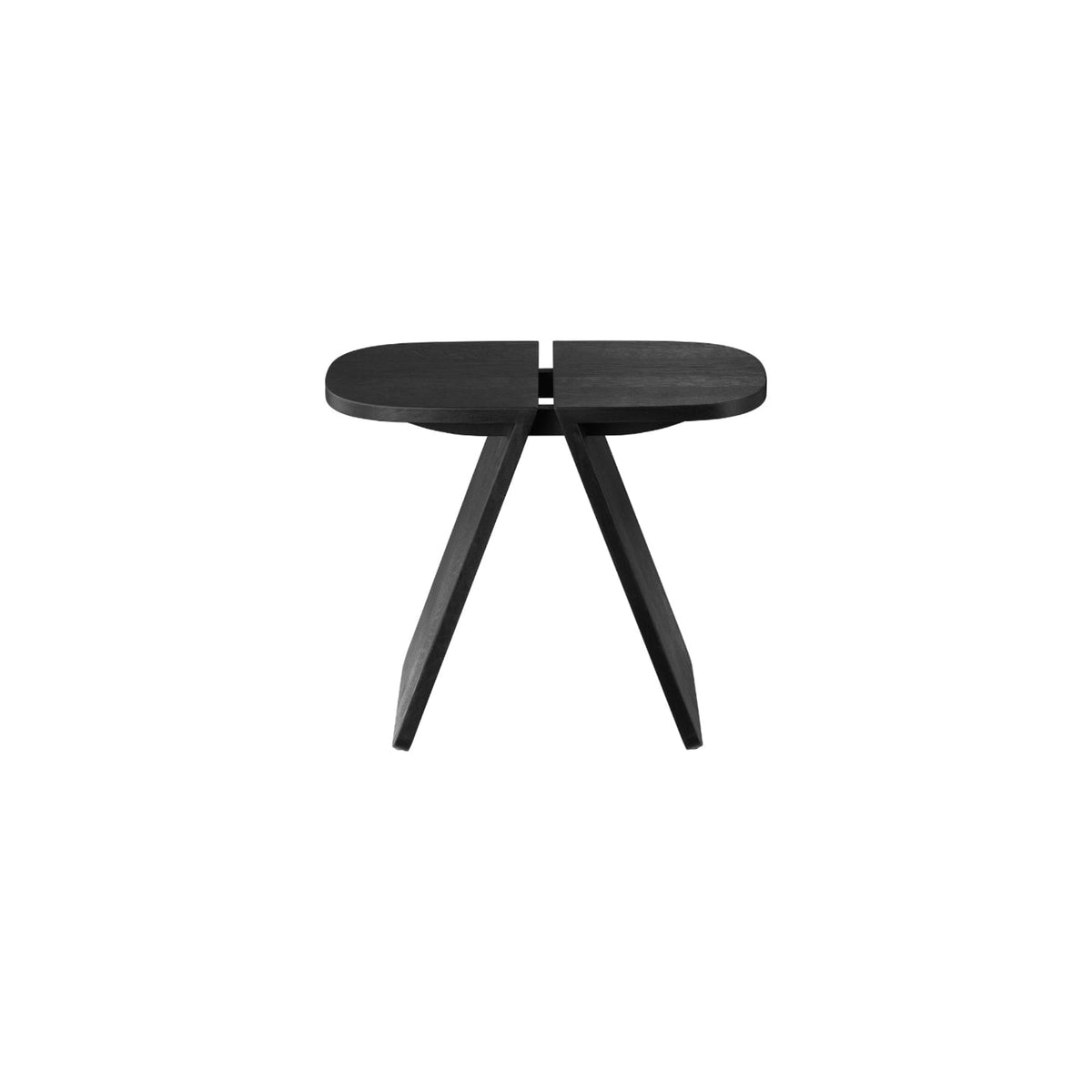 Blomus Avio Modern Solid Oak Side Table with Split Top Design - Scandinavian Minimalist Accent Table