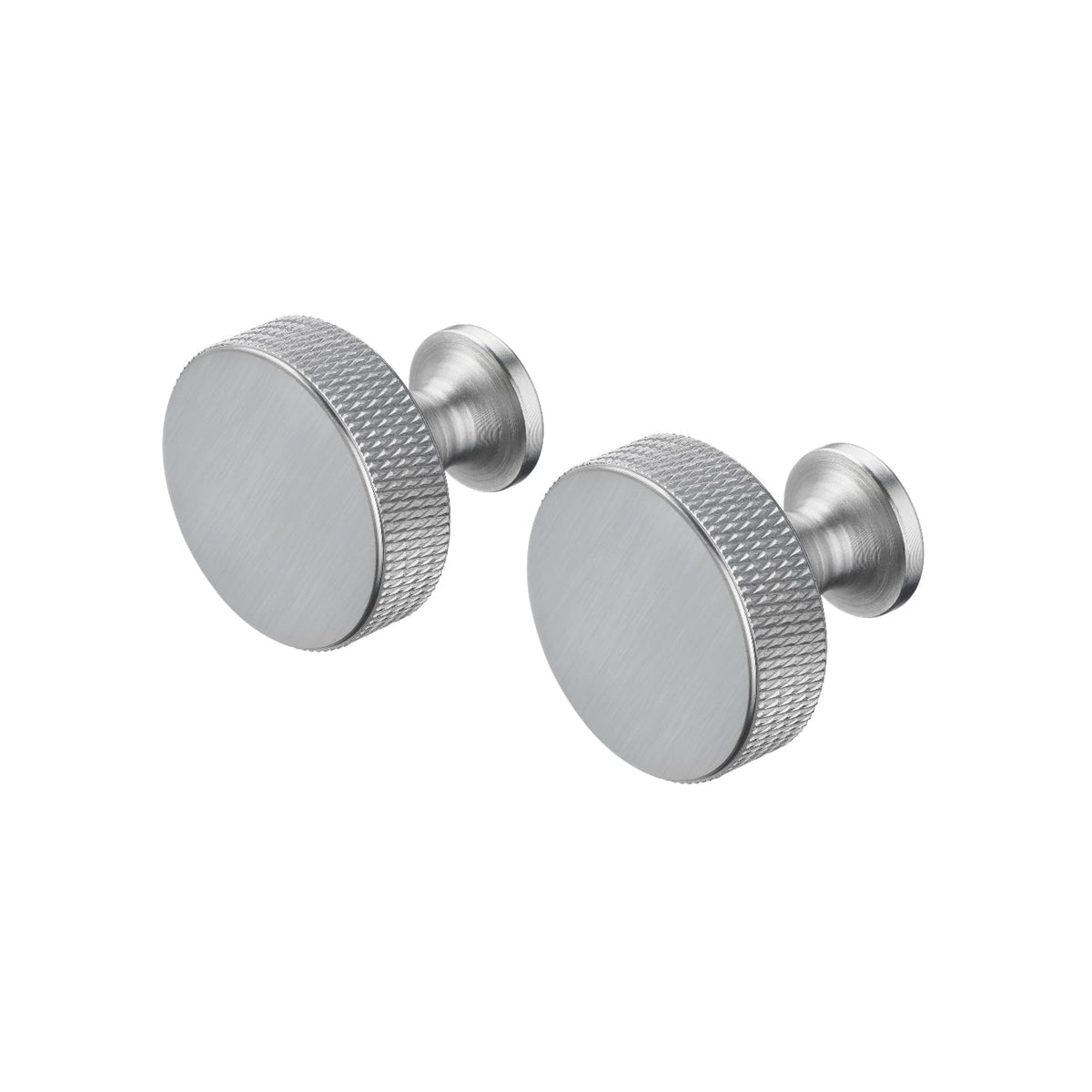 Blomus Rof Steel Wall Hook or Cabinet Knob - Round - Set of 2