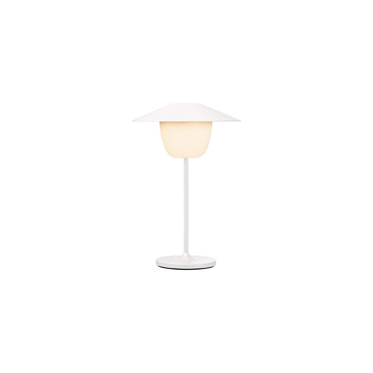 Blomus Ani Rechargable LED Mini Portable Indoor or Outdoor Table Lamp for Side Table, Bistro Table or Dining Table
