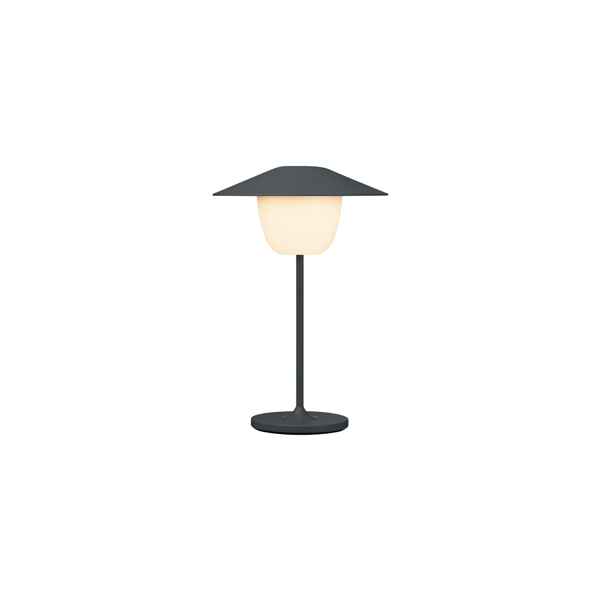 Blomus Ani Rechargable LED Mini Portable Indoor or Outdoor Table Lamp for Side Table, Bistro Table or Dining Table