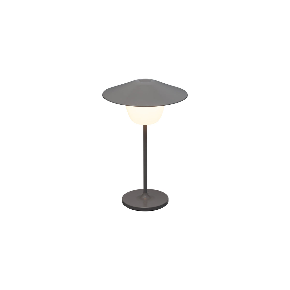 Blomus Ani Rechargable LED Mini Portable Indoor or Outdoor Table Lamp for Side Table, Bistro Table or Dining Table