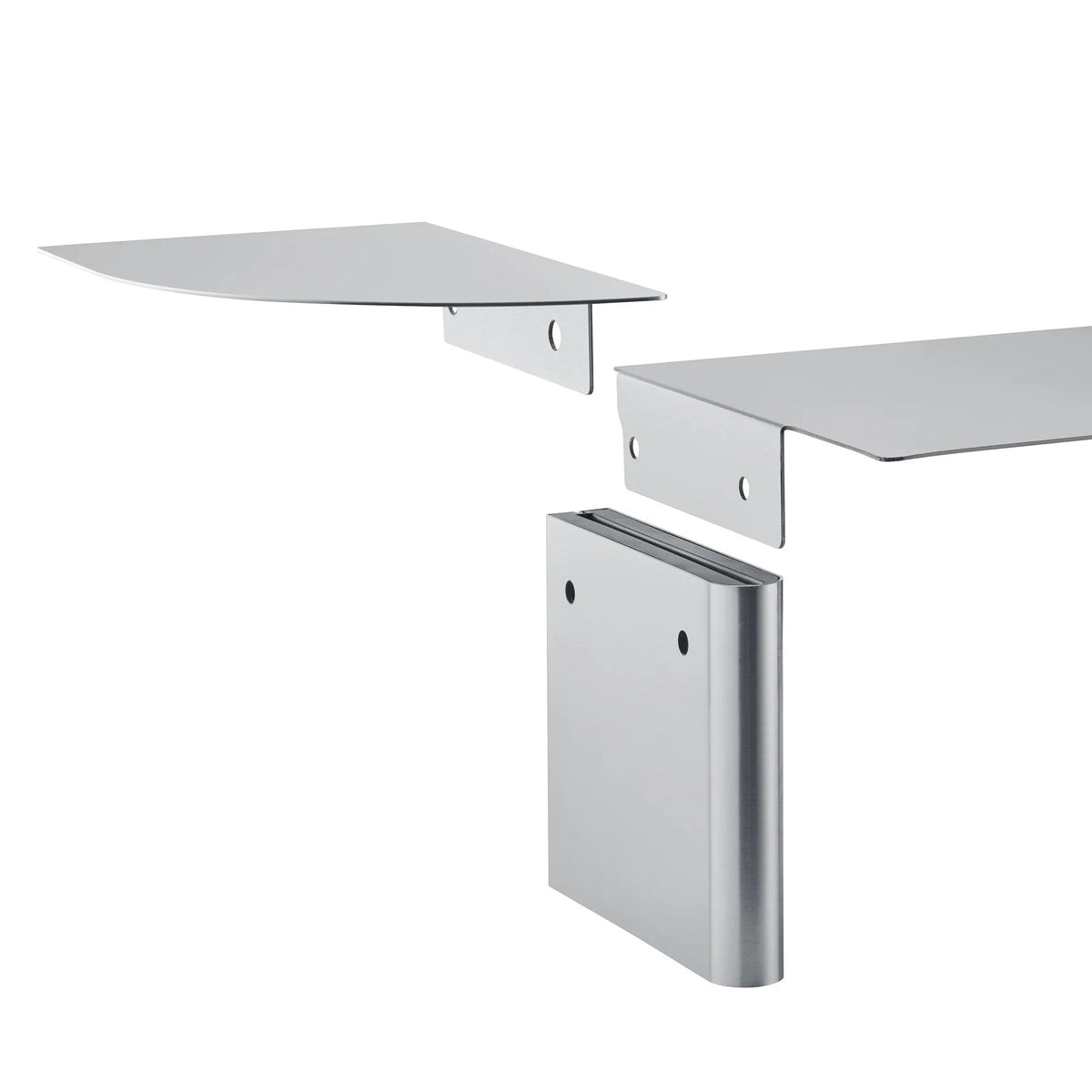 Blomus Oru Modern Wall Shelf - Stainless Steel - Japanese Inspired