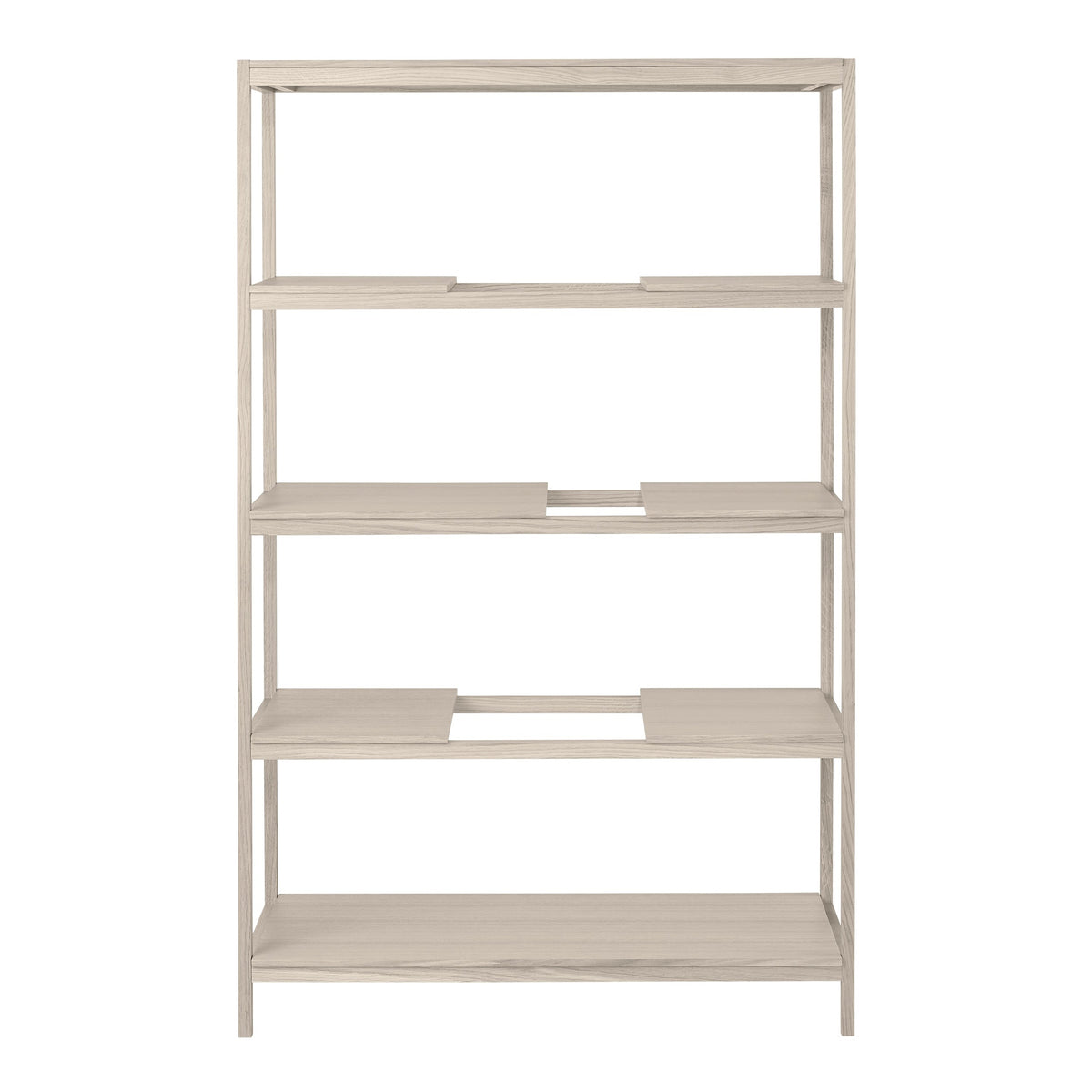 Blomus Sukoya Oak Shelf Unit with Adjustable Shelf Panels - Scandinavian Design - 5 Shelf
