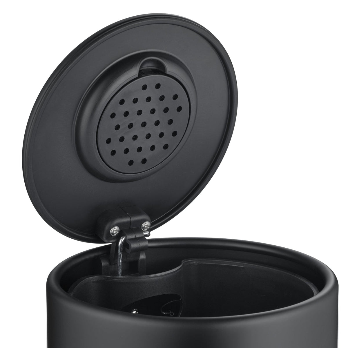 Blomus Modo Bathroom Metallic Stainless Steel Soft-Close Step Trash Can – 0.8 Gallon Wastebasket