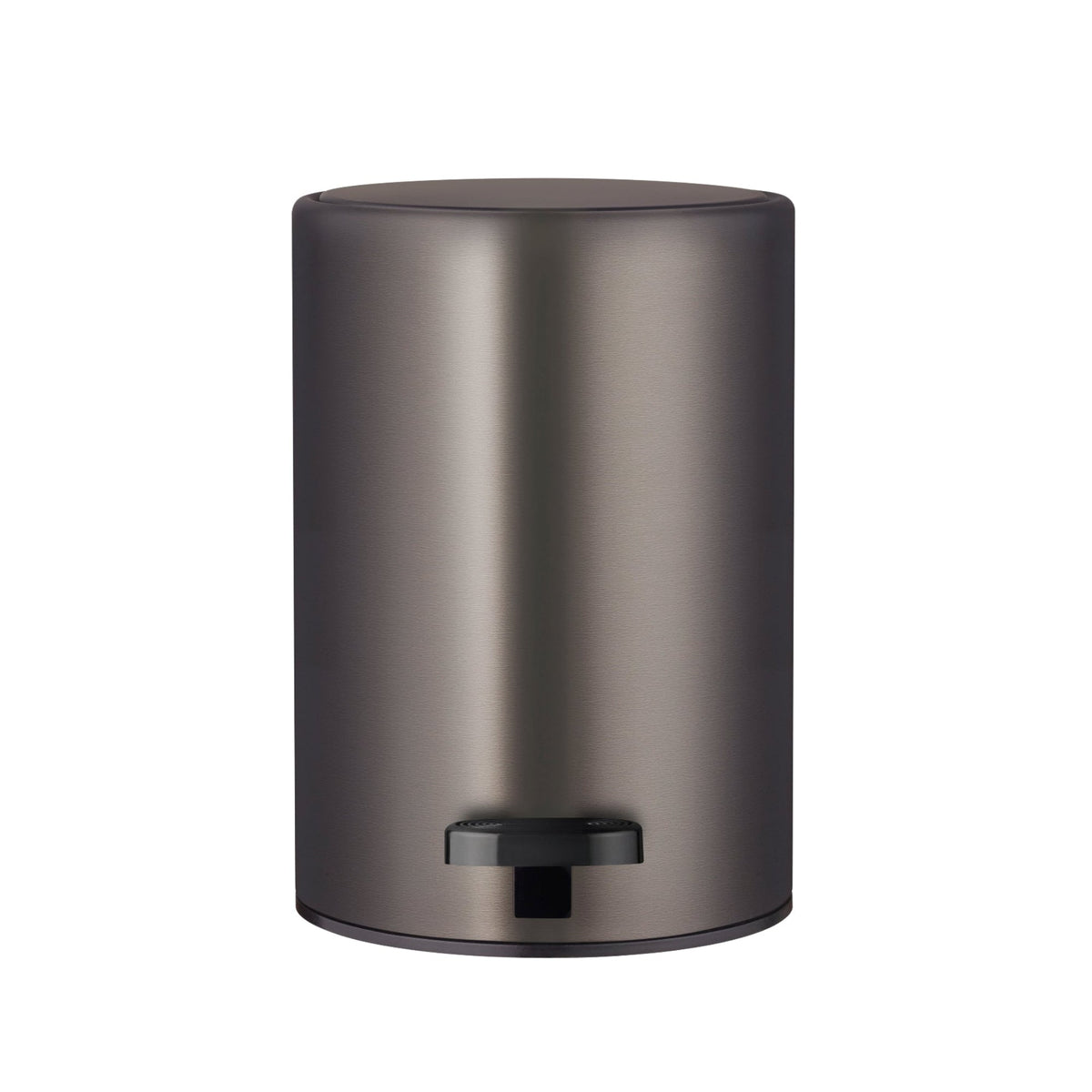 Blomus Modo Bathroom Metallic Stainless Steel Soft-Close Step Trash Can – 0.8 Gallon Wastebasket