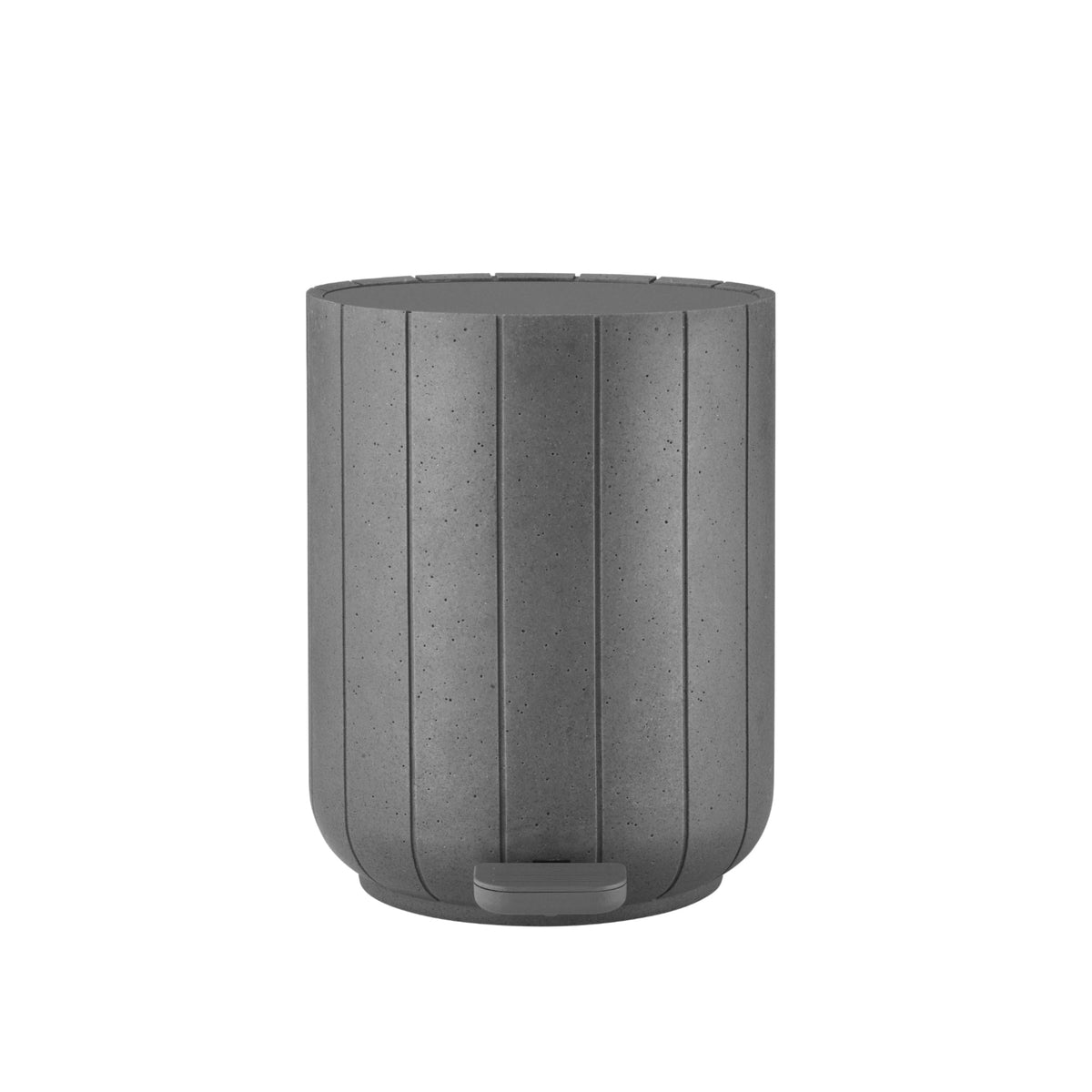 Blomus Kua Bathroom Soft-Close Step Trash Can – 0.8 Gallon Recycled Polyresin - Modern Organic
