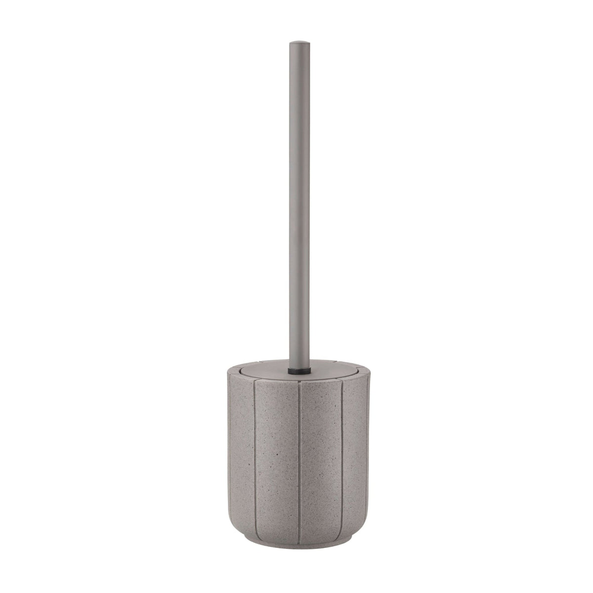 Blomus Kua Toilet Brush with Decorative Holder - Recycled Polyresin - Modern Organic