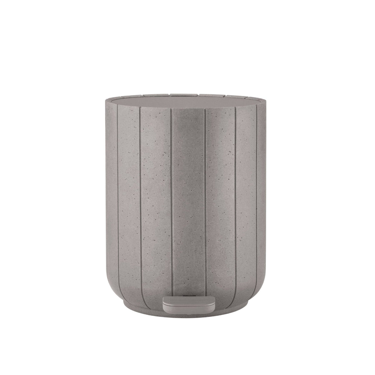 Blomus Kua Bathroom Soft-Close Step Trash Can – 0.8 Gallon Recycled Polyresin - Modern Organic
