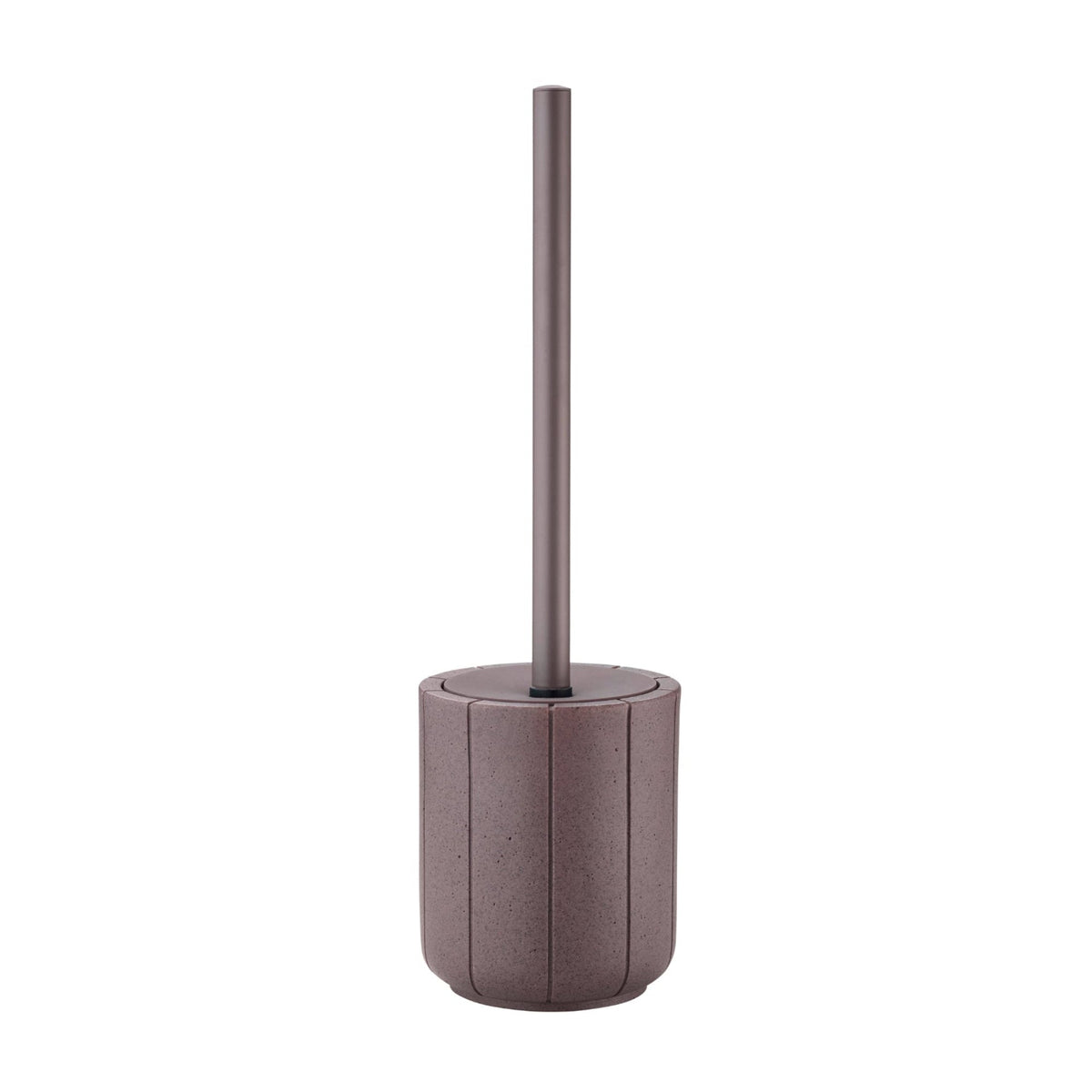 Blomus Kua Toilet Brush with Decorative Holder - Recycled Polyresin - Modern Organic