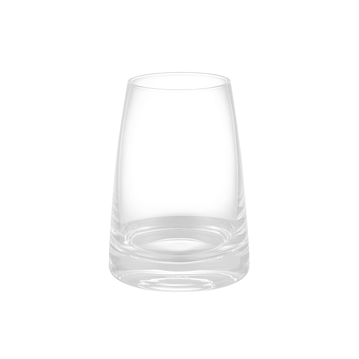 Blomus Ava Glass Bathroom Tumbler and Toothbrush Holder Organizer - Spa Inspired - Clear
