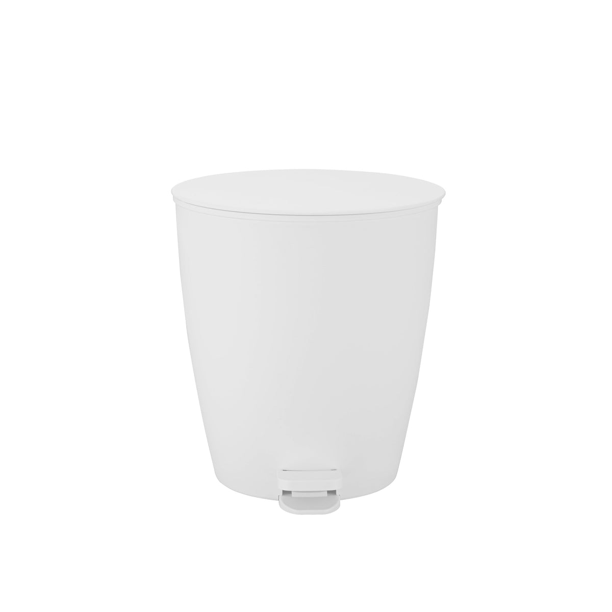 Blomus Ava Bathroom Soft-Close Step Trash Can - 0.8 Gallon - Spa Inspired - White