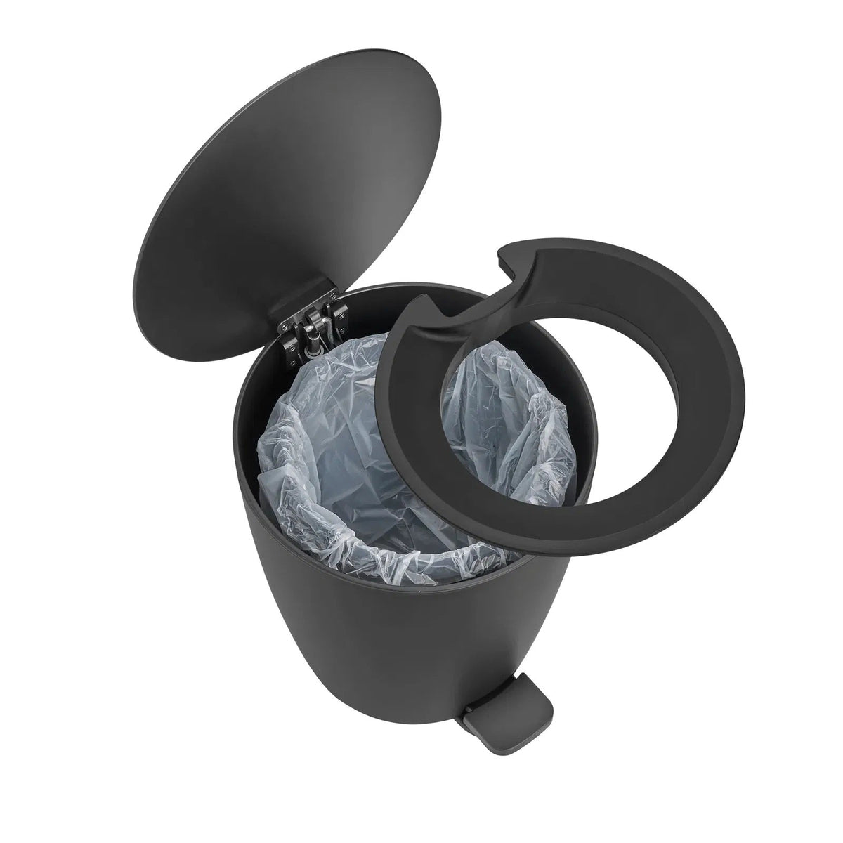 Blomus Ava Bathroom Soft-Close Step Trash Can - 0.8 Gallon - Spa Inspired