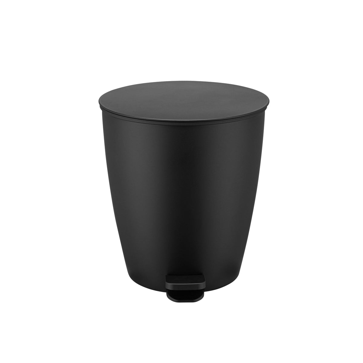 Blomus Ava Bathroom Soft-Close Step Trash Can - 0.8 Gallon - Spa Inspired - Black