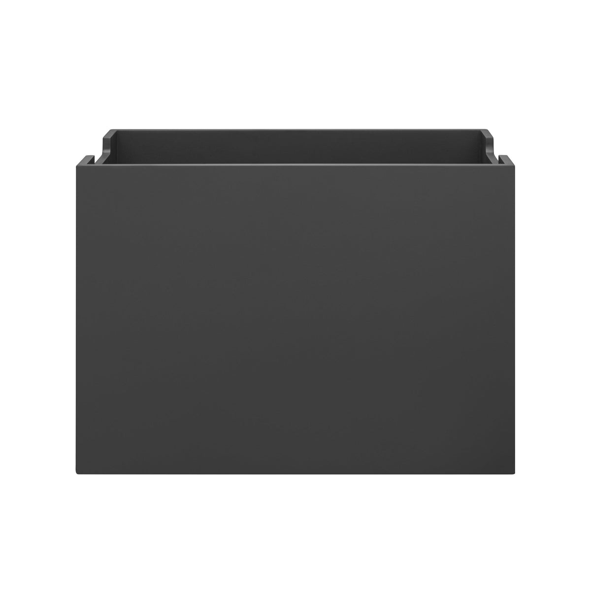 Blomus Kasane Storage Containers - Stackable Modular Organization System - Anthracite / Large