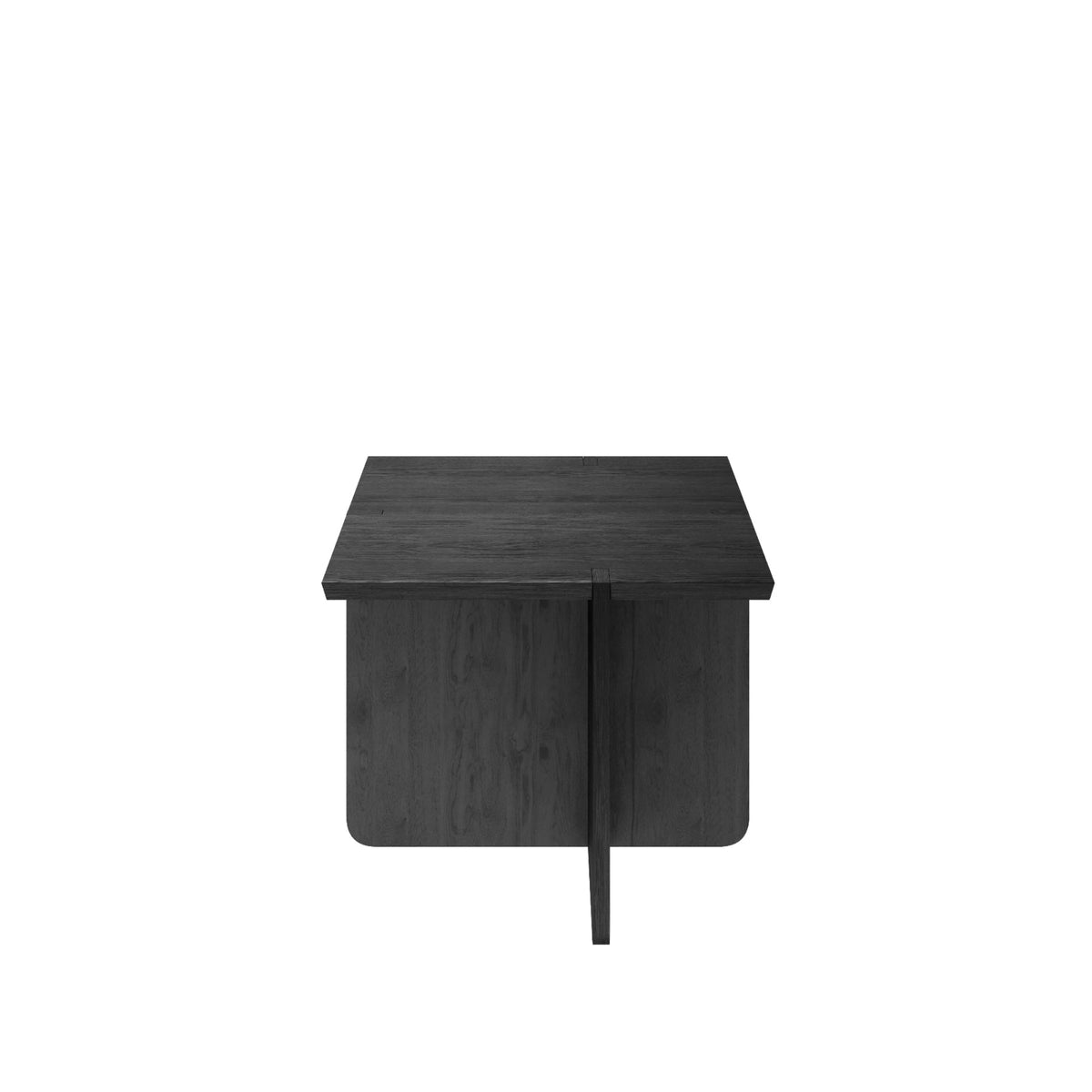 Blomus Engawa Minimalist Oak Side Table Featuring Japanese Inspired Interlocking Base Panel