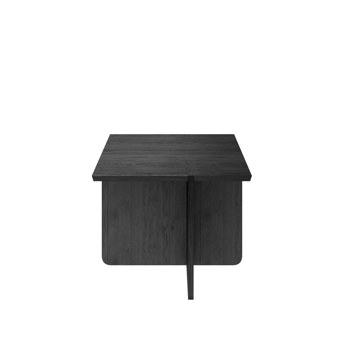 Blomus Engawa Minimalist Oak Side Table Featuring Japanese Inspired Interlocking Base Panel