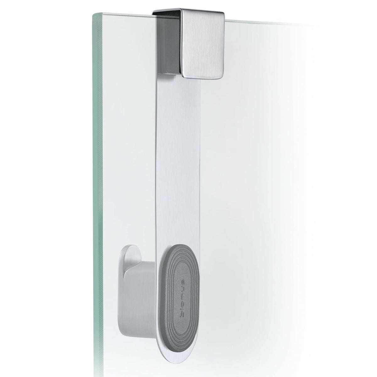 Blomus Nexio Glass Shower Over-The-Door Hook - Brushed Stainless Steel