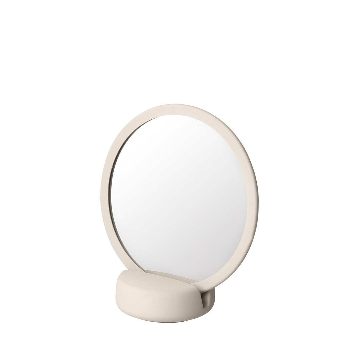Blomus Sono Vanity Countertop Magnification Mirror - Ceramic Soft Touch