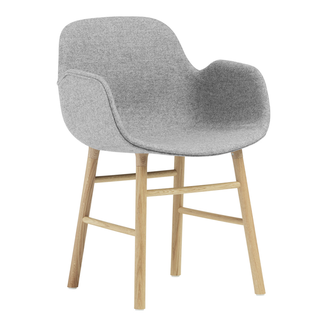 Normann Copenhagen Form Armchair - Wood Legs - Upholstered