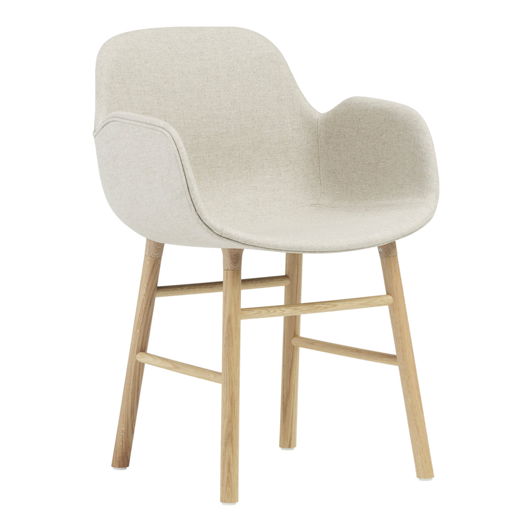 Normann Copenhagen Form Armchair - Wood Legs - Upholstered