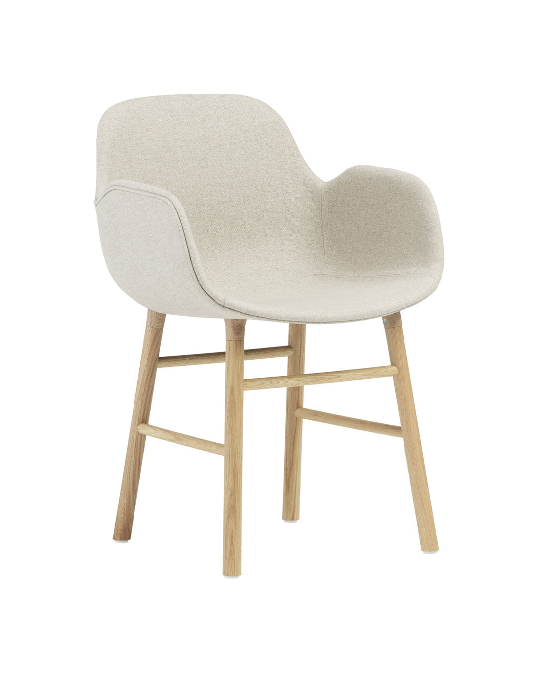 Normann Copenhagen Form Armchair - Wood Legs - Upholstered