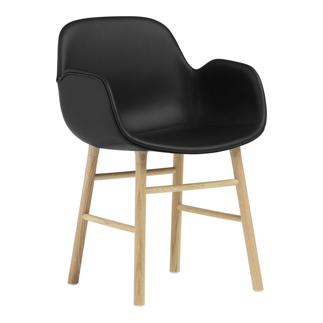Normann Copenhagen Form Armchair - Wood Legs - Upholstered