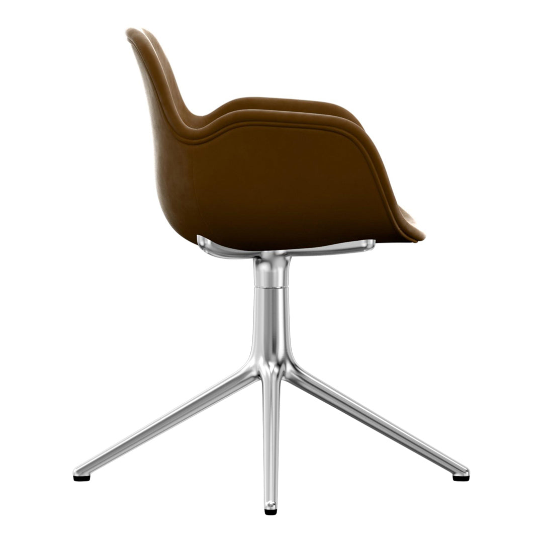 Normann Copenhagen Form Armchair - 4L Swivel Base - Upholstered