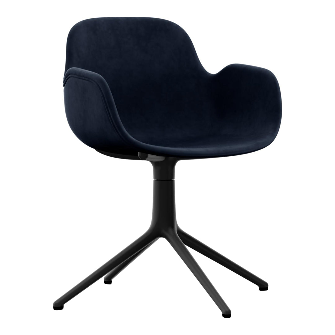 Normann Copenhagen Form Armchair - 4L Swivel Base - Upholstered