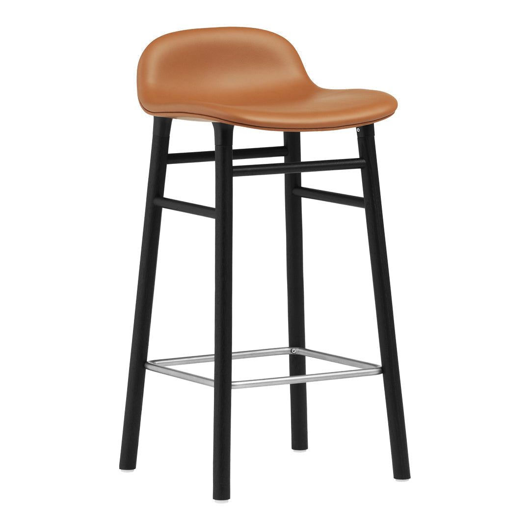 Normann Copenhagen Form Counter Stool - Wood Legs - Upholstered