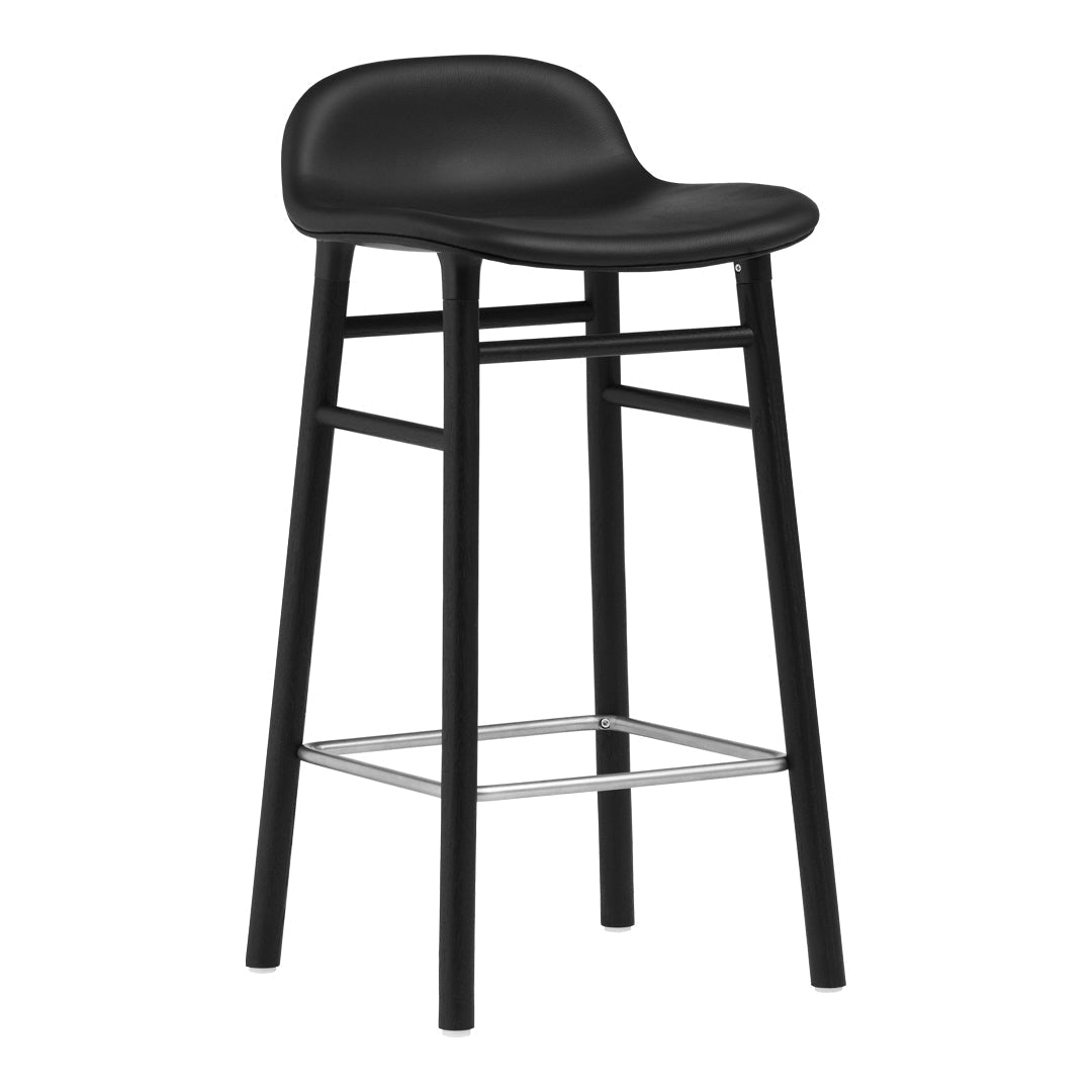 Normann Copenhagen Form Counter Stool - Wood Legs - Upholstered