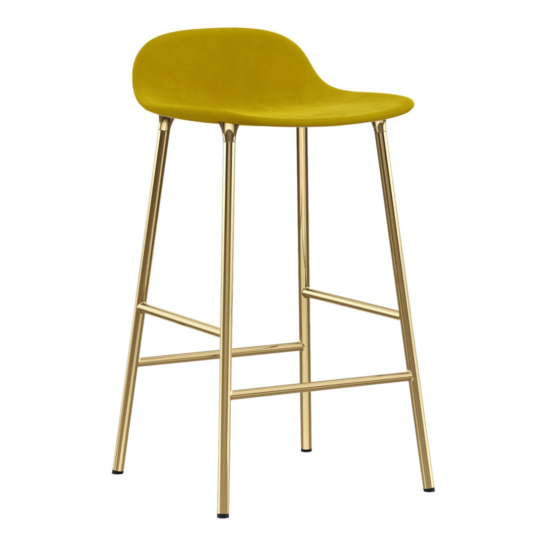 Normann Copenhagen Form Counter Stool - Metal Legs - Upholstered