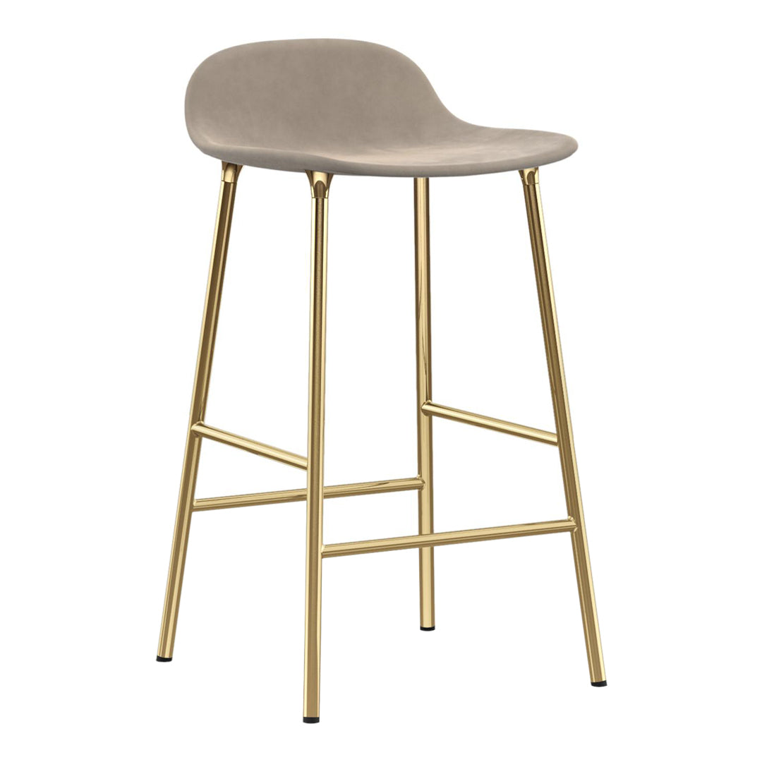 Normann Copenhagen Form Counter Stool - Metal Legs - Upholstered