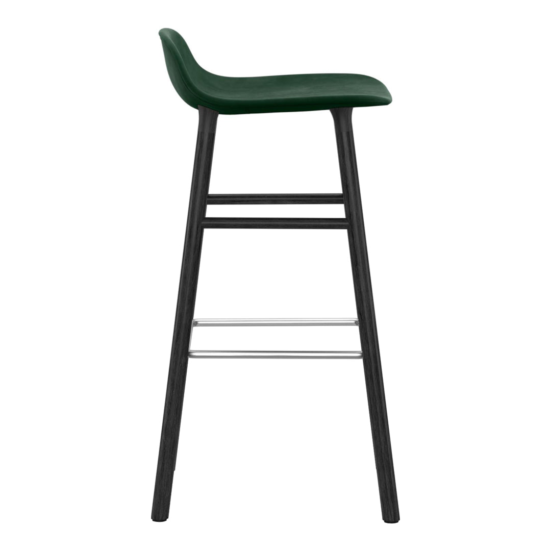 Normann Copenhagen Form Bar Stool - Wood Legs - Upholstered
