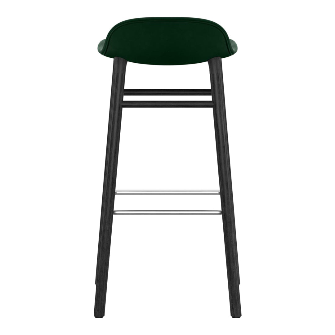 Normann Copenhagen Form Bar Stool - Wood Legs - Upholstered