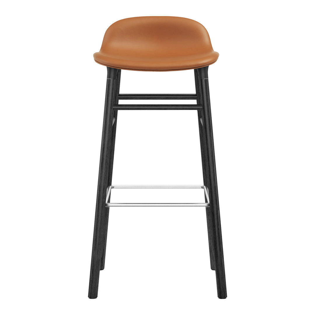 Normann Copenhagen Form Bar Stool - Wood Legs - Upholstered