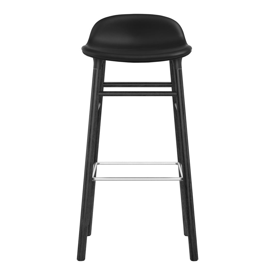 Normann Copenhagen Form Bar Stool - Wood Legs - Upholstered