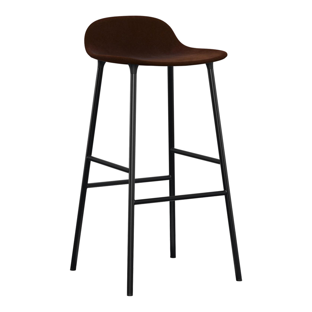 Normann Copenhagen Form Bar Stool - Metal Legs - Upholstered