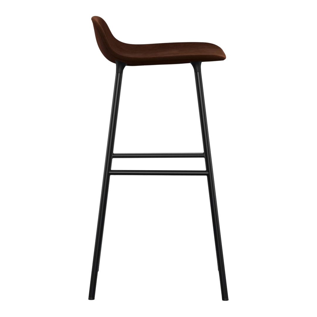 Normann Copenhagen Form Bar Stool - Metal Legs - Upholstered