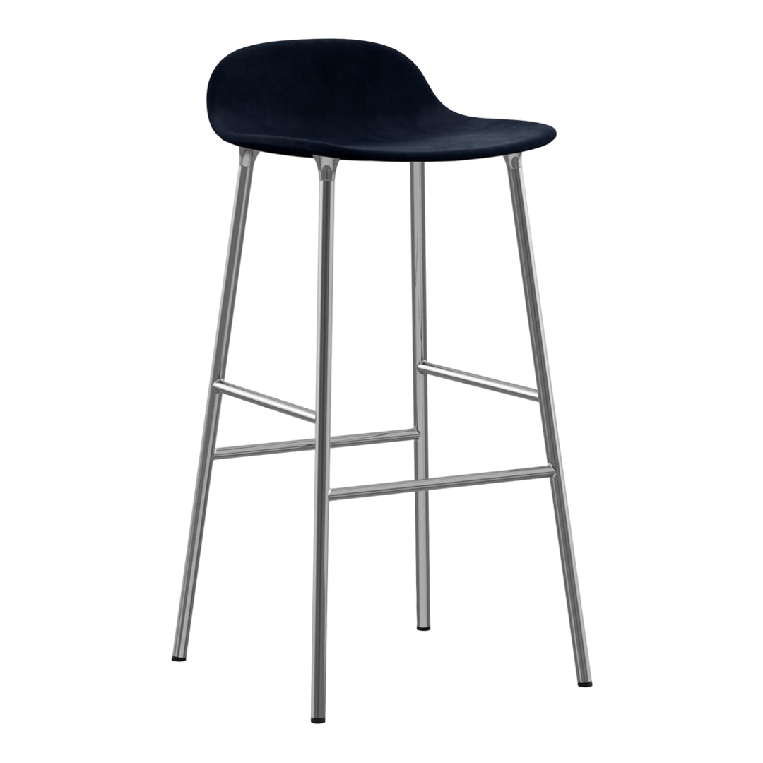Normann Copenhagen Form Bar Stool - Metal Legs - Upholstered