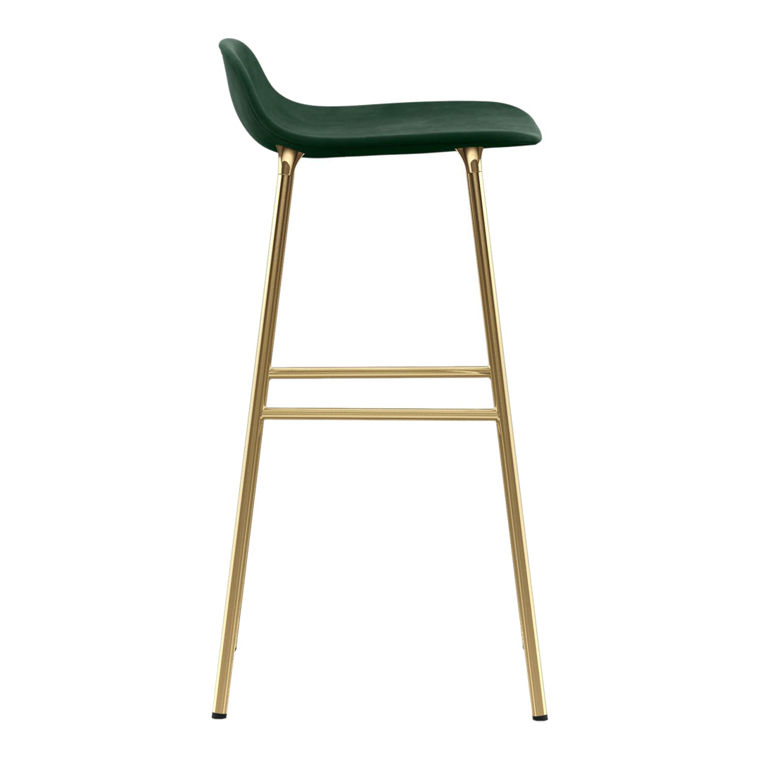 Normann Copenhagen Form Bar Stool - Metal Legs - Upholstered