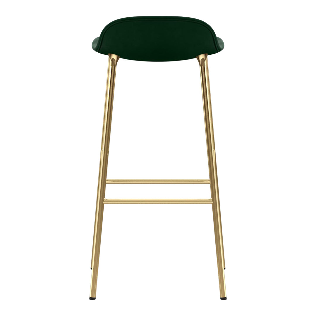 Normann Copenhagen Form Bar Stool - Metal Legs - Upholstered