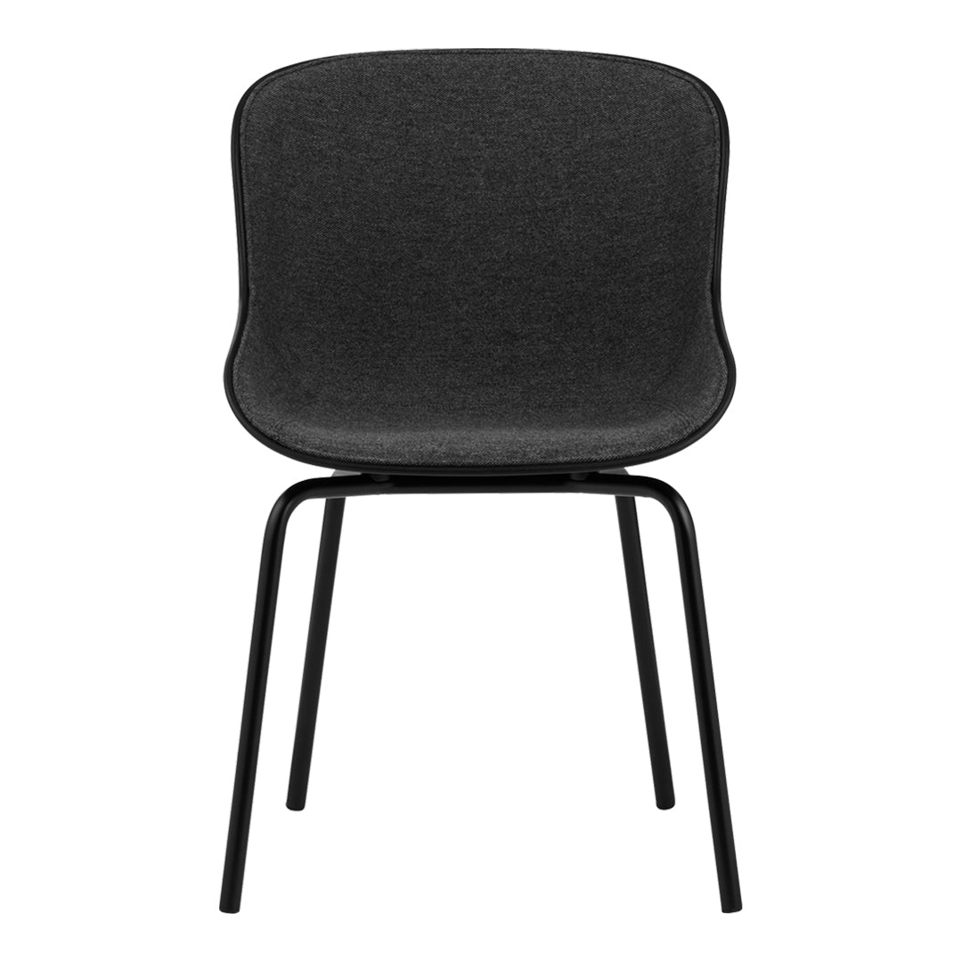Normann Copenhagen Hyg Side Chair - Steel 4-Leg, Front Upholstered